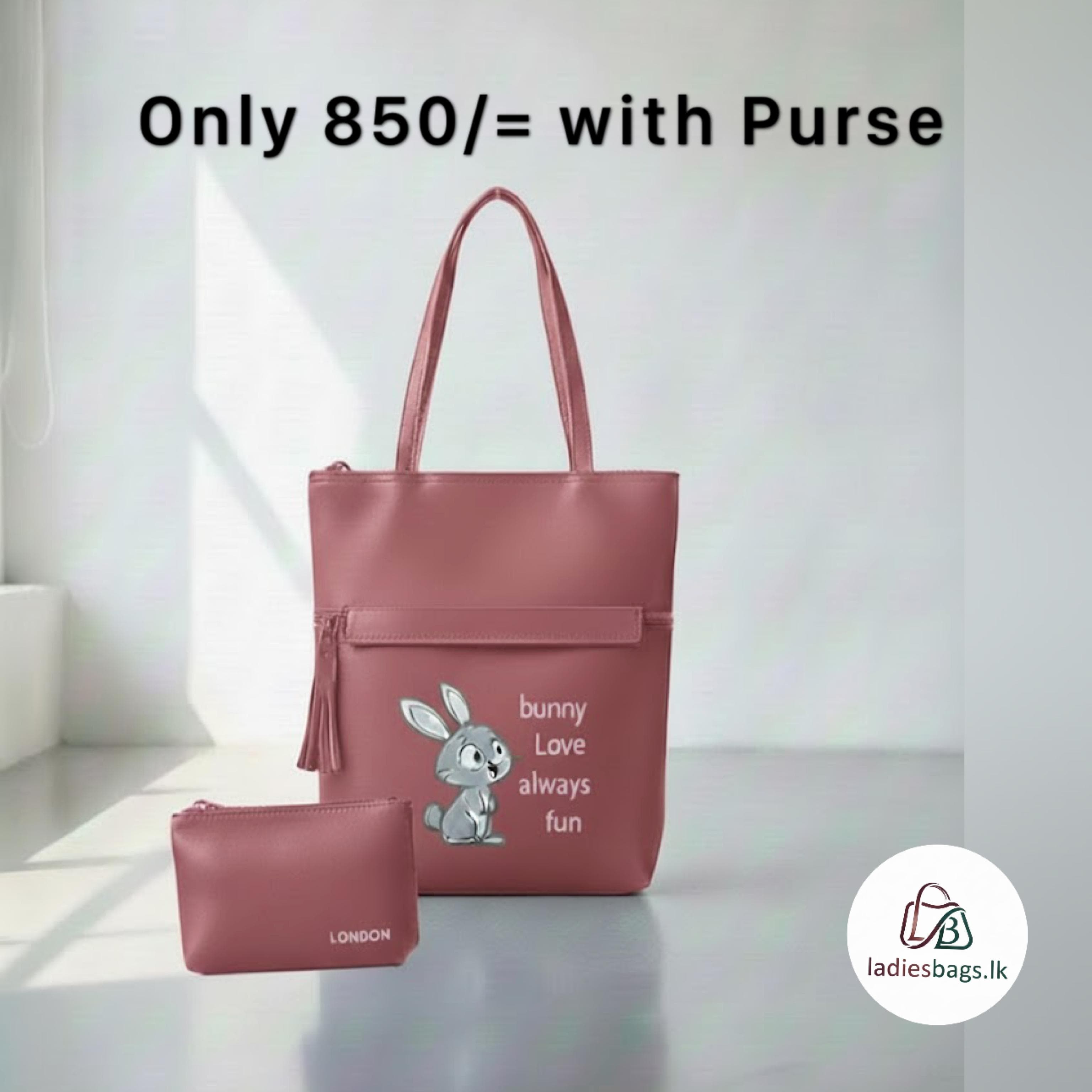  Bunny Love Tote Bag view 3